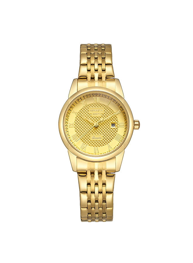 Kenneth Scott Women's Analog Champagne Dial Watch - K23530-GBGC