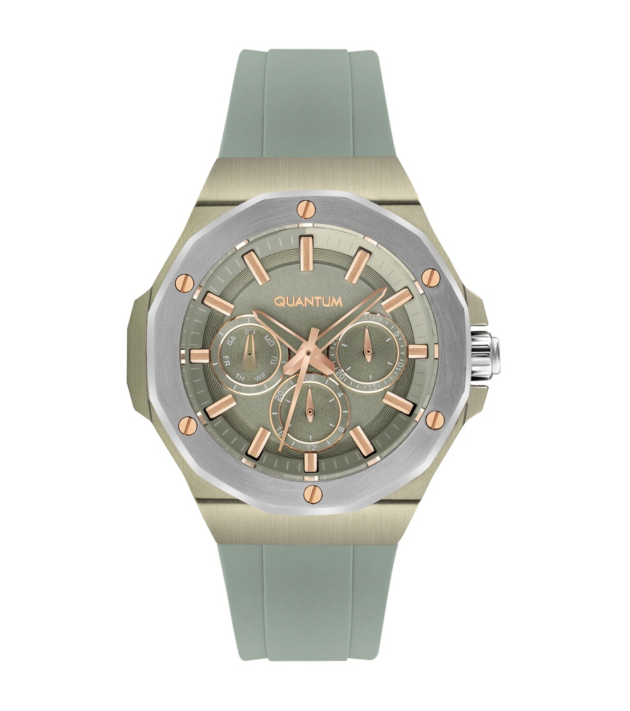 QUANTUM Women's Multi Function Light Green Dial Watch - IML1163.777