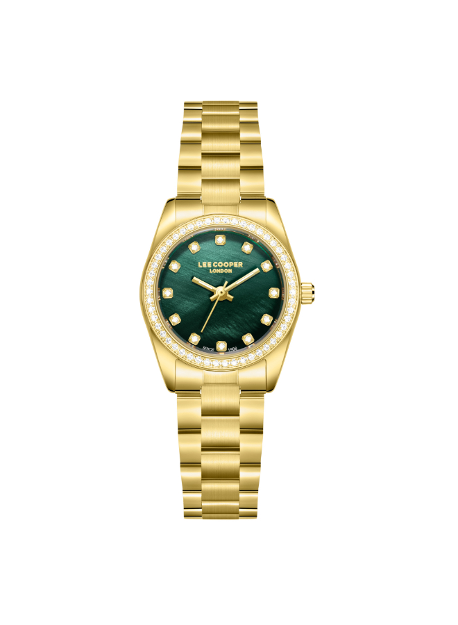 Lee Cooper Women's Analog Dark Green Dial Watch - LC08155.170