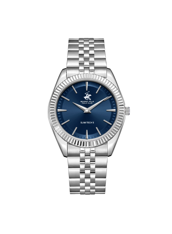 BHPC Gents 2H Fn S.S Case S.S STEEL Band BLUR 2377C Dial