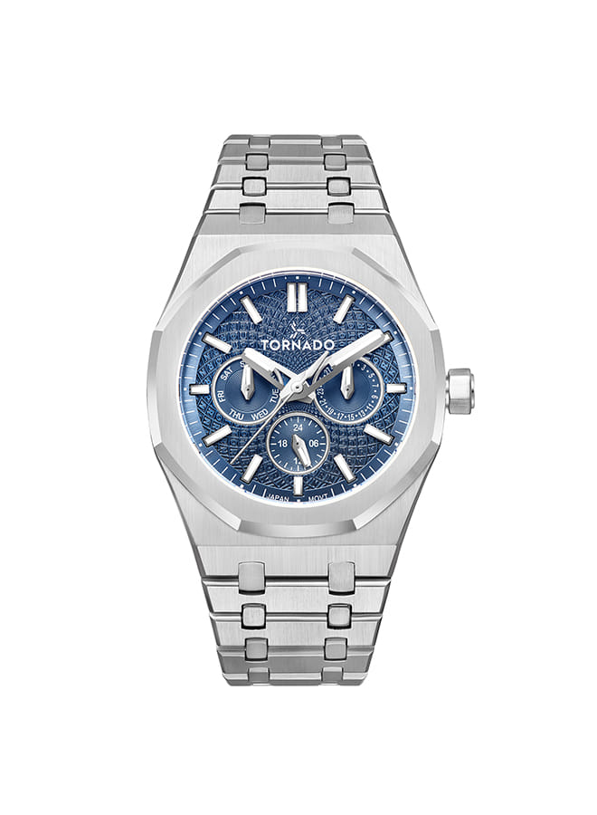 Tornado AURORA NOVA Men's Multi Function Blue Dial Watch - T23104-SBSL