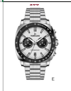 TORNADO Men Chronograph Fn White Dial T25104S-SBSW-B