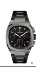 TORNADO Men Chronograph Fn Black Dial T26102-XRBB