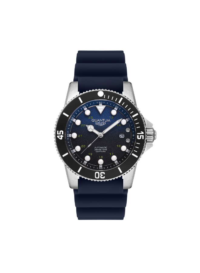 QUANTUM Men's Automatic Blue Dial Watch - BAR1115.399