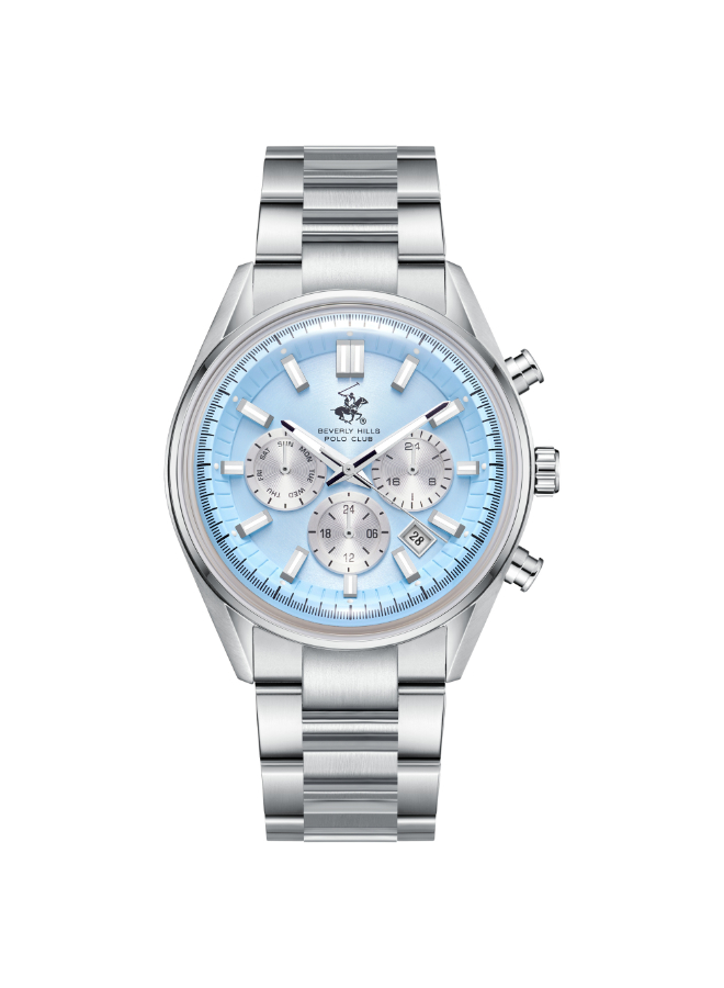 Beverly Hills Polo Club Men's Multi Function Blue Dial Watch - BP3781X.300