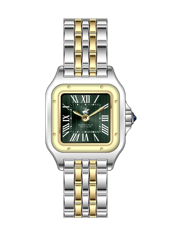 Beverly Hills Polo Club Women's Analog Green Dial Watch - BP3600C.270
