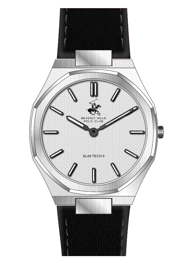 Beverly Hills Polo Club Men's Analog Silver Dial Watch - BP3607X.331