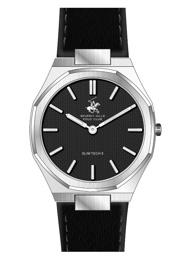Beverly Hills Polo Club Men's Analog Black Dial Watch - BP3607X.351