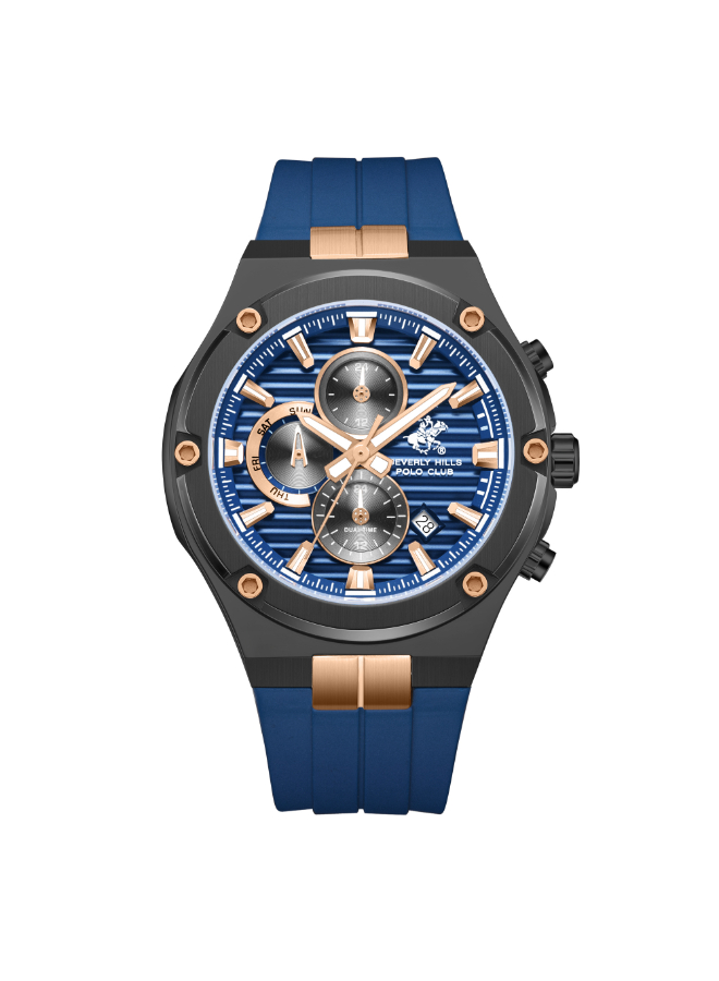 Beverly Hills Polo Club Men's Multi Function Blue Dial Watch - BP3822X.699