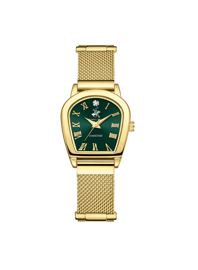 Beverly Hills Polo Club Women's Analog White Mop Dial Watch - BP3826C.170