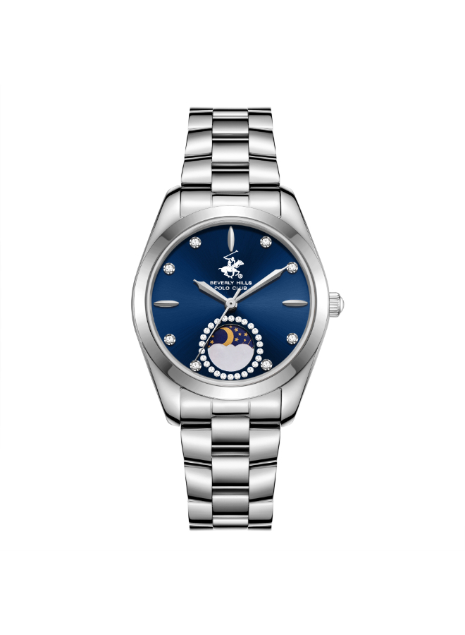Beverly Hills Polo Club Women's Analog Blue Dial Watch - BP3833X.390