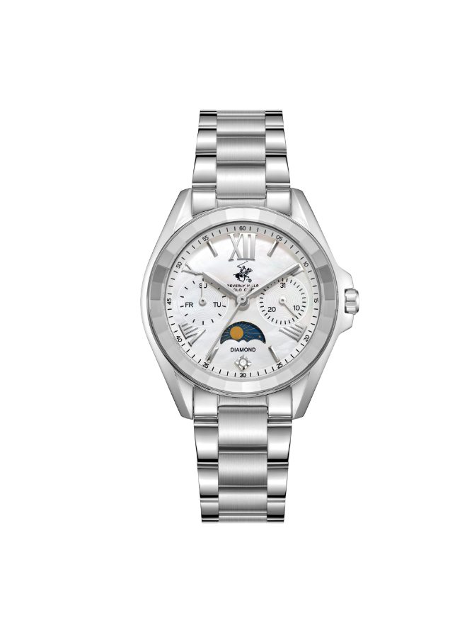 BHPC Ladies  MULTIFUNCTION Fn S.S Case S.S STEEL Band W.MOP Dial