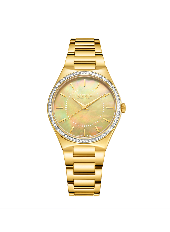 Ecstacy Women's Analog Green Dial Watch - E23507-GBGMH