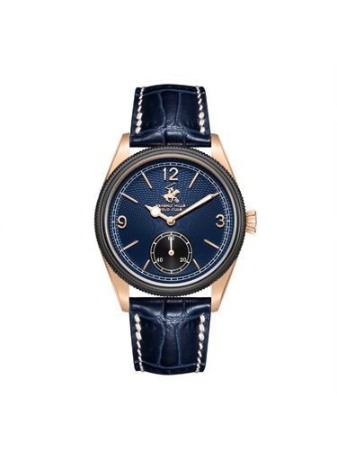 [BP3807X.599] Beverly Hills Polo Club Men's Analog Dark Blue Dial Watch - BP3807X.599