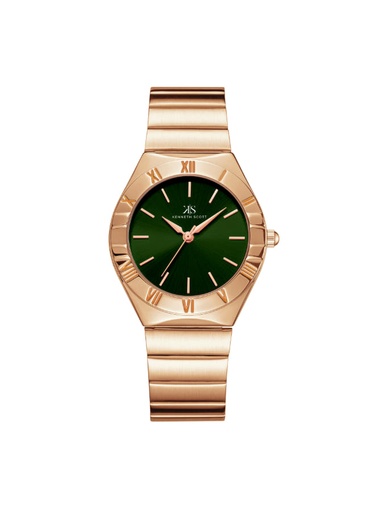 [K24506-RBKH] Kenneth Scott Women's Analog Green Dial Watch - K24506-RBKH