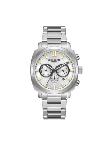 [LC08144.330] Lee Cooper Men's Multi Function Silver Dial Watch - LC08144.330