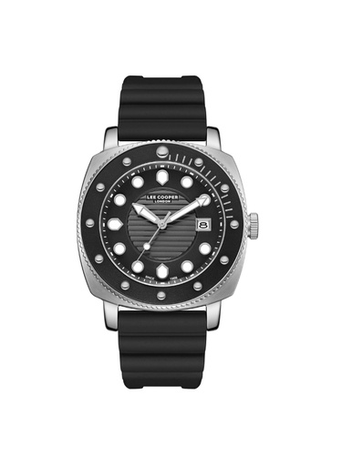[LC08193.351] Lee Cooper Men's Analog Black Dial Watch - LC08193.351