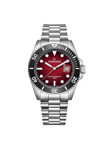 [T22001-SBSMB] Tornado LUMINA ANALOG Men's Analog Maroon Dial Watch - T22001-SBSMB