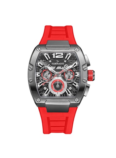 [T23105-XSRB] Tornado XENITH Men's Multi Function Black Dial Watch - T23105-XSRB