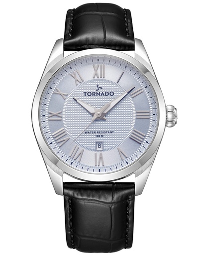 [T8007-SLBL] Tornado CLASSIC ANALOG Men's Analog Blue Dial Watch - T8007-SLBL
