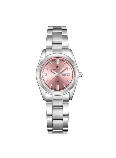 [K23543-SBSP] Kenneth Scott Women's Analog Pink Dial Watch - K23543-SBSP