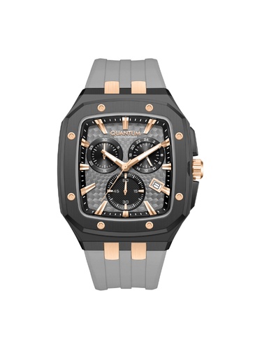 [HNG1033.075] Quantum Men's Chronograph Brown Dial Watch - HNG1033.075