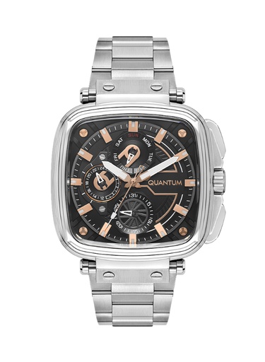 [PWG1092.350] Quantum Men's Multifunction Black Dial Watch - PWG1092.350