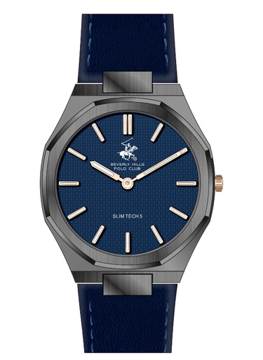 [BP3607X.099] Beverly Hills Polo Club Men's Analog Blue Dial Watch - BP3607X.099