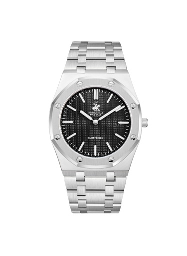 [BP3825X.350] Beverly Hills Polo Club Men's Analog Grey Dial Watch - BP3825X.350