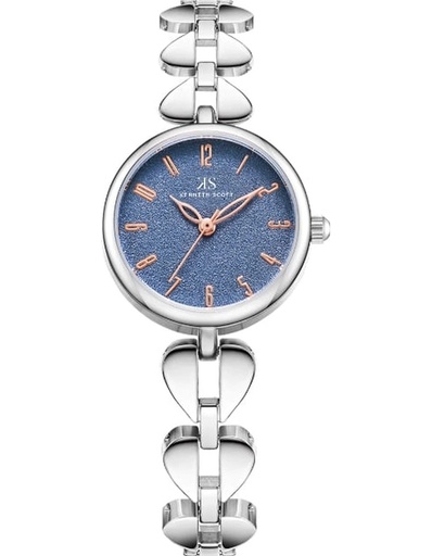 [K23504-SBSN] Kenneth Scott Women's Analog Blue Dial Watch - K23504-SBSN