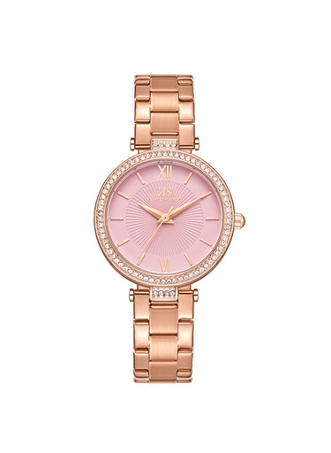 [K23539-RBKP] Kenneth Scott Women's Analog Pink Dial Watch - K23539-RBKP