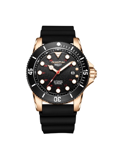 [BAR1115.851] Quantum Men's Automatic Black Dial Watch - BAR1115.851
