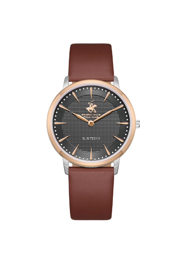 [BP3722X.462] BEVERLY HILLS POLO CLUB Men's Analog Black Dial Watch - BP3722X.462
