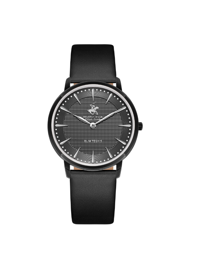 [BP3722X.661] BEVERLY HILLS POLO CLUB Men's Analog Black Dial Watch - BP3722X.661