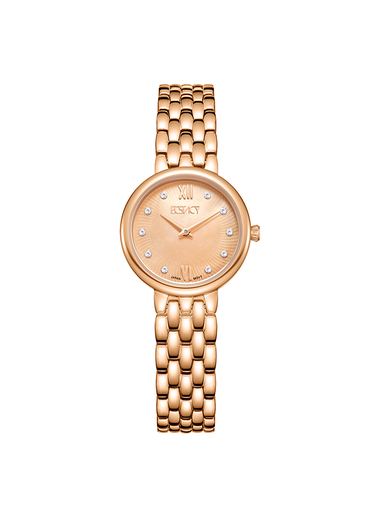 [E23510-RBKMK] Ecstacy Women's Analog Rose Gold Dial Watch - E23510-RBKMK