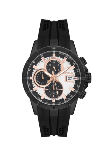 [HNG893.631] QUANTUM Men's Chronograph Silver Dial Watch - HNG893.631